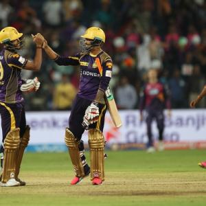 PHOTOS: Suryakumar takes KKR over the line in thrilling win over Pune