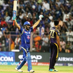 IPL PHOTOS: Rohit helps Mumbai do the 'double' over Kolkata