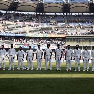 First time no Mumbai player in a home Test match!