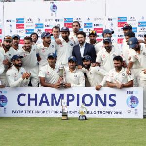 India ends 2016 as World No. 1 Test team