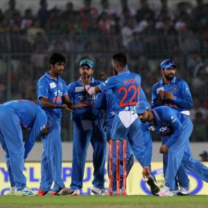 PHOTOS: Rohit shines as India crush Bangladesh in Asia Cup opener