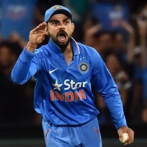 Kohli fined for showing dissent at umpire