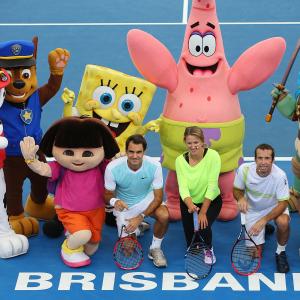 PHOTOS: Federer's day out in Brisbane