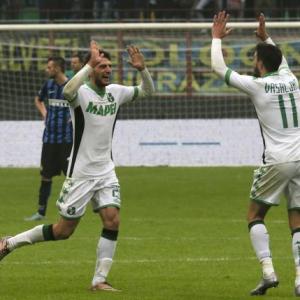 Serie A leaders Inter Milan stunned by Sassuolo