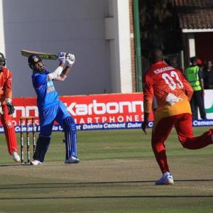 Rahul hits century on debut as India crush Zim in series opener