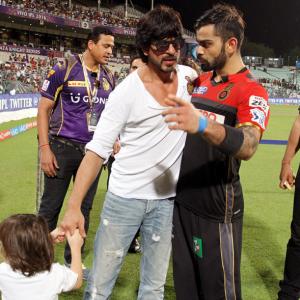 PHOTOS: SRK, Parineeti watch at Eden as KKR are thrashed by RCB