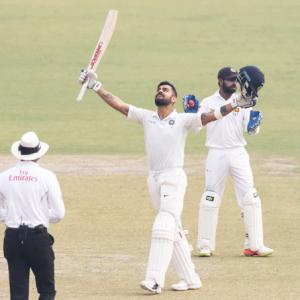 Kohli becomes first captain to score six double tons