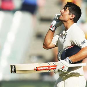 PHOTOS, 4th Ashes Test: Cook grabs ton as England savour rare dominance