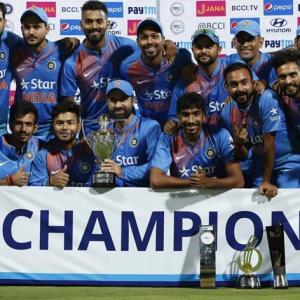 PHOTOS: Chahal's splendid show seals T20 series win for India