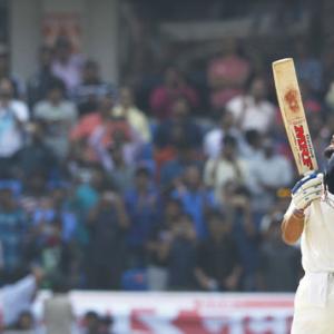 Kohli scores a double ton every 9 innings on an average!