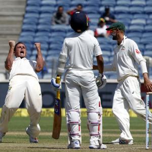PHOTOS: Australia in command after India's batting flops on Day 2