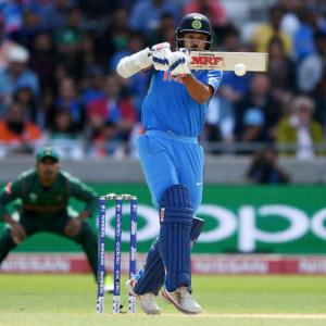 Dhawan becomes India's highest run-scorer in Champions Trophy history