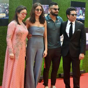 PHOTOS: Team India, Virat-Anushka, Big B, SRK grace Sachin Tendulkar movie premiere