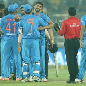 PHOTOS: India crush NZ as Nehra finishes on a high
