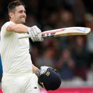 PHOTOS: Woakes hits century to put England in control