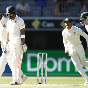 PHOTOS: Australia scent victory after India batsmen stutter