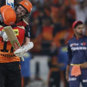 PHOTOS: Sunrisers win by 7 wickets, Daredevils out of IPL