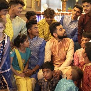 How Kohli celebrated Diwali