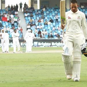 PIX: Khawaja steers Australia to battling draw with Pakistan