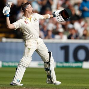 Ashes PIX: Warner out early as England make inroads