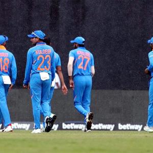 West Indies vs India first ODI abandoned due to rain