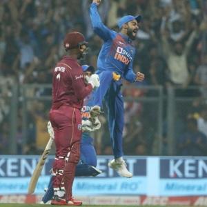 PHOTOS: Batsmen fire India to thumping win over Windies