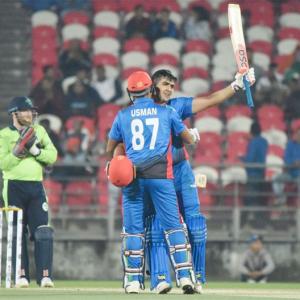 Day of records as Afghanistan score highest total in T20Is