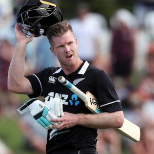 NZ's Neesham slams five sixes in one over