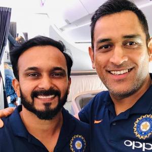 PIX: Dhoni, Rohit off to Australia for ODI series