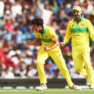PHOTOS: Australia edge past India to take 1-0 series lead