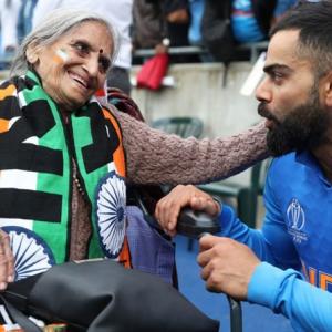 PIX: This special fan catches Kohli's attention