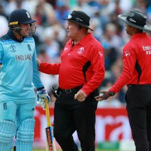 England's Jason Roy fined for showing dissent