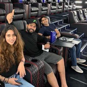 Rohit Sharma watches Lion King with wife Ritika