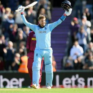 PHOTOS: Root's century helps England rout Windies