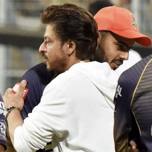 KKR win keeps grin on boss man Shah Rukh Khan's face