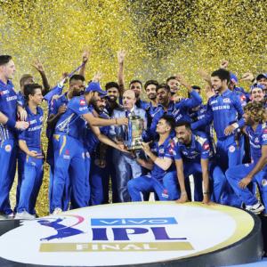 PIX: IPL champs Mumbai Indians celebrate in style