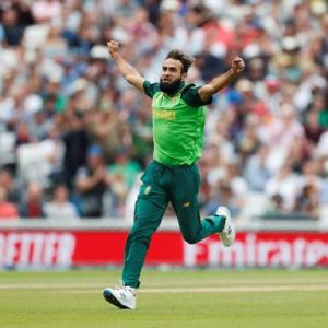 Tahir first spinner to bowl first over in World Cup