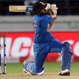 Rohit reveals the secret to hitting sixes