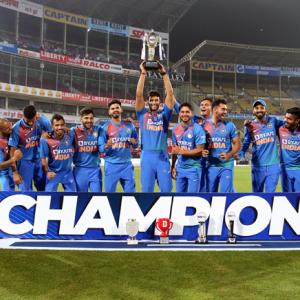 Rohit hails bowlers after series triumph