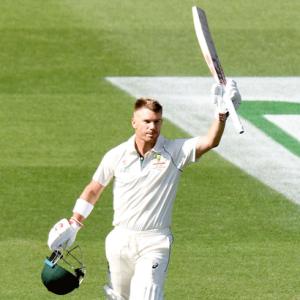 PIX: 150 for Warner as Aus take charge vs Pakistan