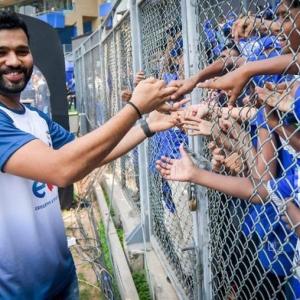 Find put how many brands Rohit Sharma is endorsing
