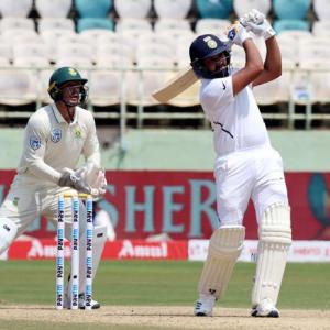 How Rohit helped India dominate Day 1