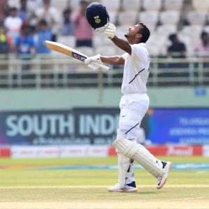 PHOTOS: Agarwal's double century puts India in control