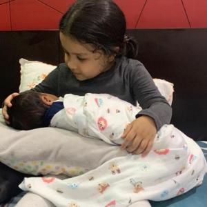 Whose baby is it, Sakshi?