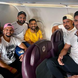 PHOTOS: Dhoni & Co arrive in Chennai for IPL camp