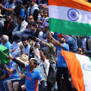 This visually impaired fan loves cricket from stadium