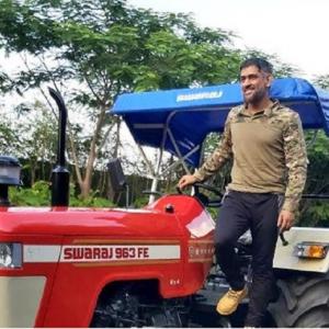 SEE: Dhoni adds tractor to his hot wheels collection