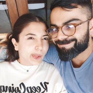 Kohli and Anushka keep spirits up with goofy selfie