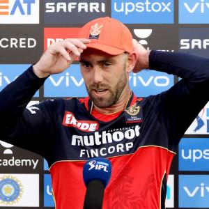 Glenn Maxwell at home with RCB