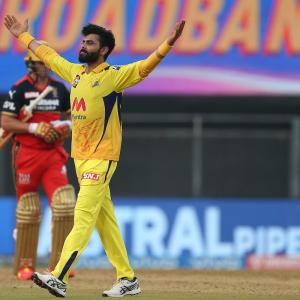 PIX: Jadeja excels with bat and ball as CSK humble RCB